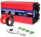 ETREPOW Inverter 6000W 24V 220V Onda Sinusoidale Pura Trasformatore con 2 Prese EU e una USB, Telecomando Senza Fili e Display LCD - Picco 12000W