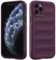 Custodia Compatibile con iPhone 11 Pro, Silicone Custodia per Tutto il Corpo, Copertura Antiurto con Fotocamera Protettivo, Cover Morbida al Tatto con Fodera in Microfibra - Viola Scuro