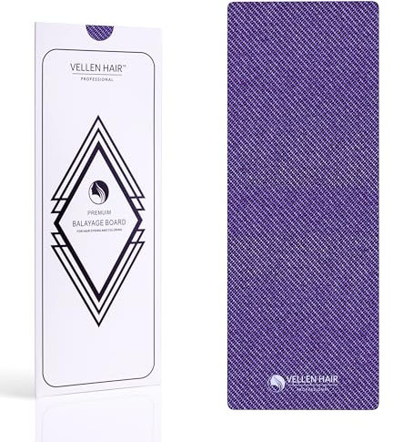 VELLEN HAIR Lamina professionale in fibra di carbonio/bordo balayage, bordo di colore dei capelli extra leggero - viola