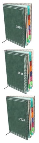 TEHAUX 3stücke Workout Journal Notizbuch Für Fitness Selbstdisziplin Zeitmanagement Täglicher Trainingsplaner Zur Verfolgung Von Jahreskalender Dunkelgrün