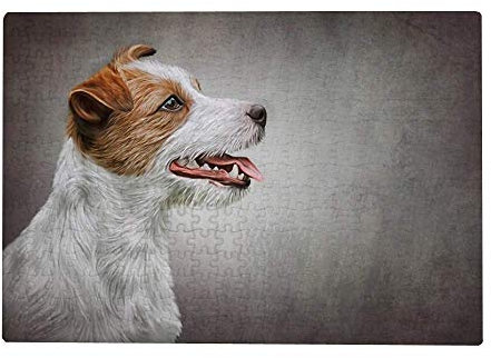 1000 Piece Jigsaw Puzzle,Adult Games Jack Russell Terrier Jigsaw Puzzles the Wooden Puzzle,Educational Games,Puzzle Sets for Family 38 * 26cm