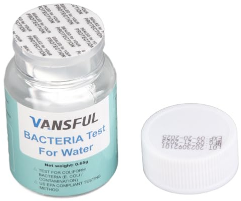 Trinkwasser-Testkit, Sofortige Ergebnisse, Genauigkeitsprüfung, Coliforme-Testpulver für Leitungswasser, Pool, Aquarium, Brunnen