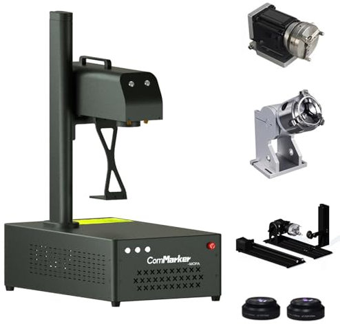 ComMarker B4 Mopa Fiber Laser Engraving Machine (60W Mopa, B4+D69+D80+5 in 1)