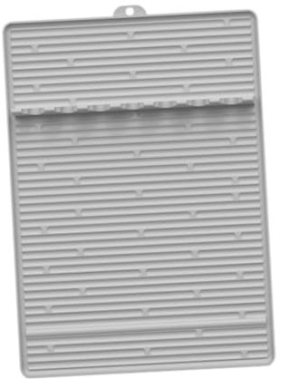 ＡＷＨＡＯ -Grillmatte, Seitenablagematte, leicht zu reinigende -Grillmatte, Grillmatte für Grillwerkzeuge für den Außengrill auf der Arbeitsplatte, Grau