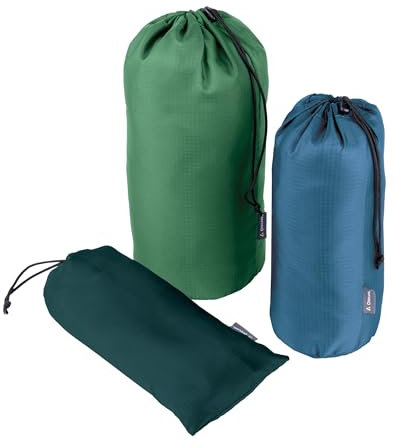 Coghlan's Mehrzweck-Taschen-Set – abriebfeste, wasserabweisende Aufbewahrungsbeutel für Campingausrüstung, inklusive kleinen (1,5 l), mittleren (2,5 l) und großen (4 l) Größen mit