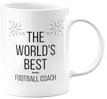 The Worlds Best Football Coach Mug, Happy Birthday Gifts for Colleague, Coworker, Boss, Manager, Leaving Present, Female, Male, Men, Women, Christmas, mm-CA-326a_138