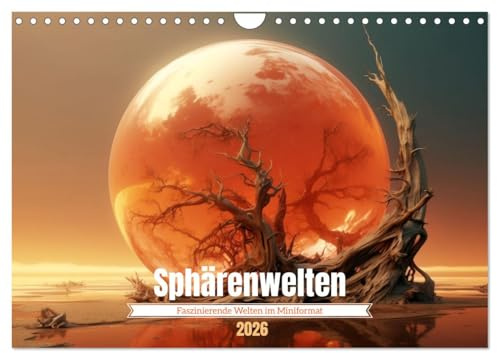 Sphärenwelten (Wandkalender 2026 DIN A4 quer), CALVENDO Monatskalender: Welten im Miniformat (CALVENDO Wissenschaft)