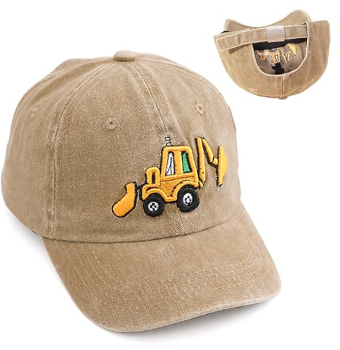 Kinder Bagger Denim Kappe, Trucker Cap Bestickte Baseball Cap, Baseballcap | Traktor Baseballkappe, Baseballcap Baumwolle Kappe Sonnenschutz Outdoor Toddler Cowboy Hat für Jungen Mädchen