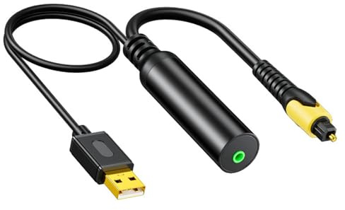 Cavo USB Convertitore Audio Cavo SPDIF Digitale ad Analogico 3.5mm Adattatore Coassiale Stereo Amplificatori Convertitore Digitale