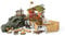 SCHLEICH 42350 Dschungel Forschungsstation Croco, für Kinder ab 3 Jahren, Wild Life - Spielset
