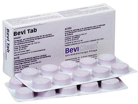 Gastrobedarf Westerbarkey 30 Tabletten Bevi Tab Sauer zur Schankanlagenreinigung