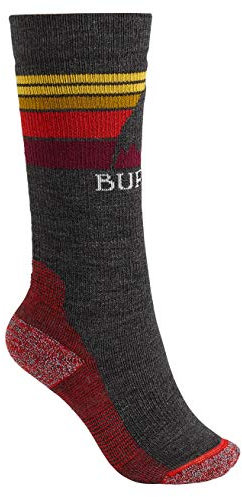Burton Unisex Kinder Emblem Midweight Snowboardsocken, True Black, M/L
