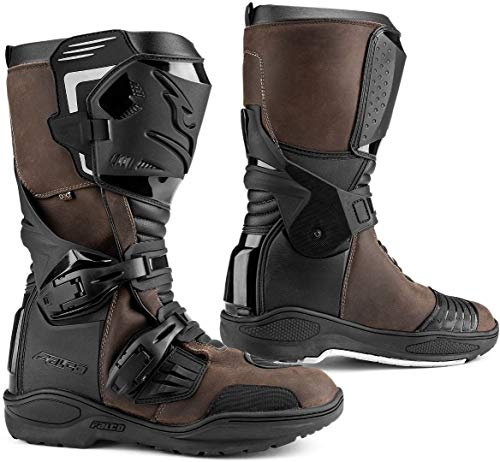 Falco Avan Tour EVO Uomo Touring Stivali da moto impermeabile – Marrone