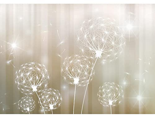 Runa Art Fototapete Blumen Pusteblume Modern Vlies Wohnzimmer Schlafzimmer - Made in Germany - Braun 9397010a