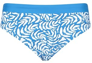 Mountain Warehouse Ocean Notion Bikini Bottoms - Wide Waistband Shorts, Chlorine Resistant, Quick Dry Swimsuit - Spring Summer, Pool, Diving Blue Women's Size 16