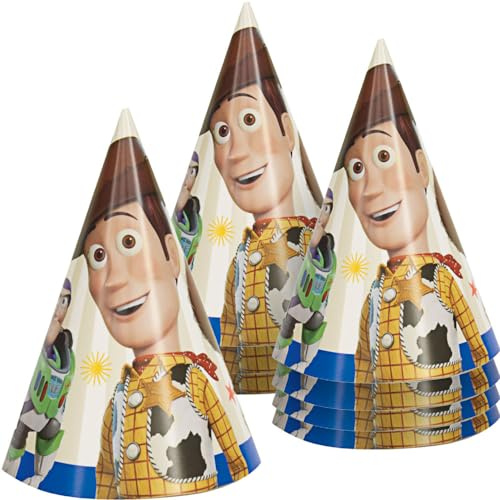 Unbekannt Disney Toy Story 4 Movie Paper Party Hats - 8 Per Package