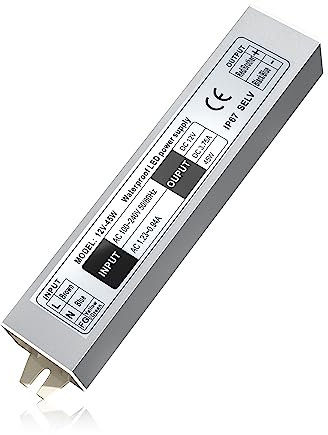 Transformateur 12V 45W Alimentation LED Driver 3.75A Étanchéité IP67 Convertisseur 220v AC à DC Basse Tension Pour Bande et Ampoules LED MR11, MR16, G4