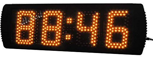 ChengBeautiful Compte A Rebours Grande Horloge Murale avec Une Formation De Remise en Forme De Télécommande Gymnase Compte À Rebours Intervalle pour Les Activités De Chronométrage Sportif