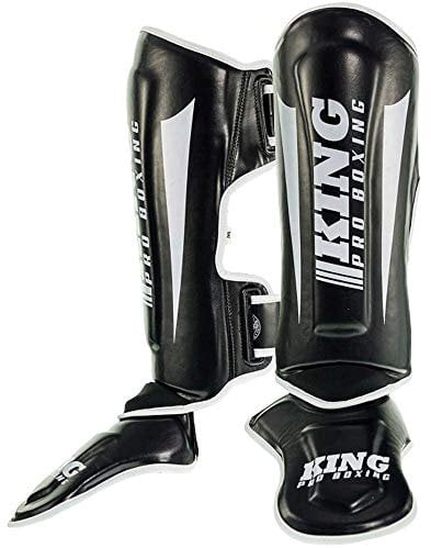 King PRO Boxing Schienbeinschoner, Revo 1, schwarz Größe S