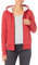 Amazon Essentials Giacca con Cappuccio a Cerniera Intera in Pile Foderata in Sherpa (Taglie Forti Disponibili) Donna, Rosso Puntinato, XXL