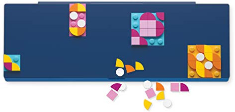 Lego Federmäppchen Dots + Charms, Offiziell Lizenziertes Produkt von Lego, Enthält 1 Etui und 46 authentische Legosteine, Lustiges Geschenk