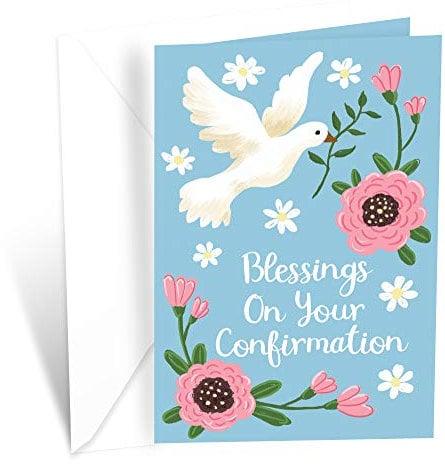 Prime Greetings Religiöse Konfirmationskarte Glückwunsch Konfirmationskarten katholisch christlich