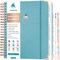 Clever Fox Wedding Planner – Wedding Book & Organizer for the Bride – Wedding Planning Binder with Pockets, Tips & Checklists – Wedding Notebook – Engagements Gift – 25.5x28cm (Aquamarine)