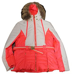 Sportalm Kitzbühel Damen Ski Jacke Kelly mit Echtpelz Weiß Pink