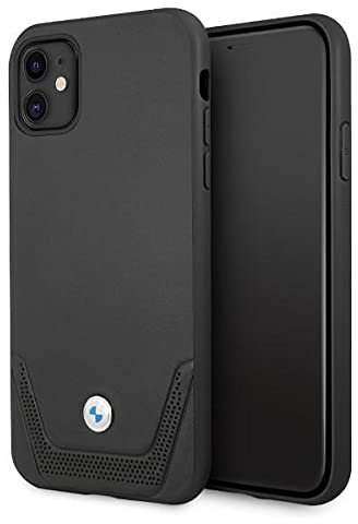 BMW BMHCN61RSWPK Hülle für iPhone 11 6,1 schwarz Leather Perforate
