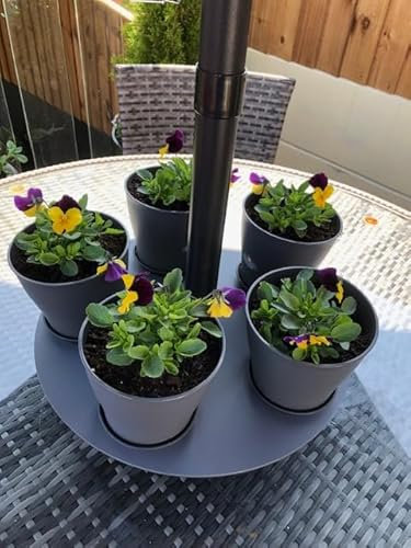 Servewell Lazy Susans Gartenschirm aus Acryl, Plattenspieler