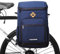 Isoliertasche für Fahrradträger, Fahrrad-Tasche, wasserdicht und reflektierend, kann als Satteltasche und Rucksack für Fahrrad / Motorrad / MTB verwendet werden