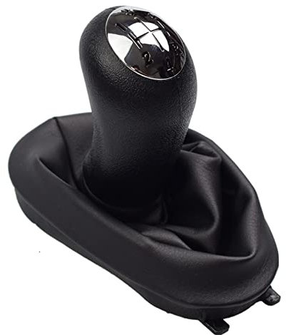 Schaltknauf Für Renault Für Clio 2 II Für Clio 3 III Für Megane 2 II Für Scenic 2 II Für Kangoo 5-Gang Maunal Auto Schaltknauf Hebel mit Kofferraumabdeckung