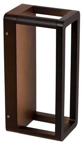 LUCIDE NARVIK - Wandleuchte Innen/Außen - LED - 1x9,2W 3000K - IP65 - Schwarz