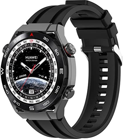 Tyogeephy Cinturino in Silicone Sportivo 22mm per Huawei WATCH Ultimate, GT3 SE, Watch Buds, Watch 3 Pro New, GT3 PRO 46MM, GT Runner