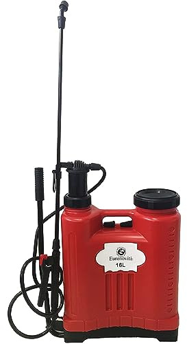 Pompa a Spalla manuale 16 Lt Pompa Irroratrice Nebulizzatore Spruzzino Per Giardino