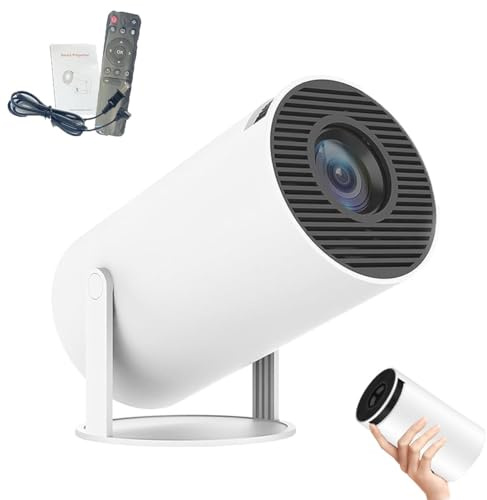 Eyes LA HD Magic Screen Projector, 130 Inch Portable LED Projector, 1280 x 720P, Wi-Fi, HDMI, White