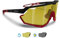 BERTONI Radfahren MTB Lauf Sportbrille für Männer Frauen in TR90 Photochrom Polarisiert Weitwinkelobjektiv mod. ALPHA