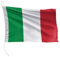FLAGLY Premium Bootsfahne Italien 45 x 30 cm Querformat - 115g/m² Stoffgewicht - gedruckt, robust mit Strick & Schlaufe, Bootszubehör Motorboot (45 x 30 cm - Italien)