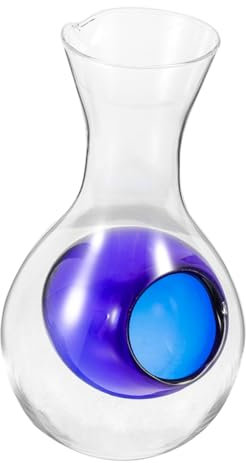 Alipis Decantador De Vidrio Bar Dispensador De Vino De Vidrio Brandy Decantador Frío Decantador Delicado Dispensador De Vidrio Vino Titular De Brandy Contenedor Dispensador Frío