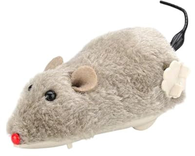 Juguetes De Ratón Para Gatos,Juguetes De Ratón De Carreras De Cuerda - Ratón de juguete falso de cuerda para interiores,Carreras realistas, diversión de caza, juego interactivo para gatitos, entreteni