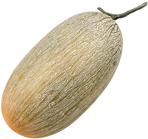 Folmywy Gefälschte Künstliche Früchte 31cm Faux Simulation Melone Lebensechte Obst Dekoration für Obstladen Supermarkt Heim Party Deko Photography Painting Prop