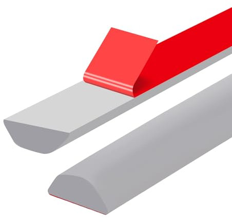 TECDW 200cm Begehbare Schwallschutzleiste,Badezimmer Selbstklebende Schwallschutzleiste Dusche,Trocken und Nasstrennung Mit Wasserstopper Dusche,Schwallschutz Dusche für Badezimmer,Küchen