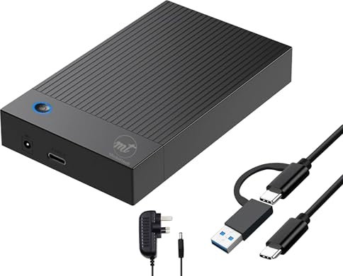 ModusTech External (DESKTOP) Hard Drive 14TB USB 3.0 & Type-C 3.0 - High-Speed Data Storage for PC, Mac, Laptops, and Gaming Consoles - Durable Design, Compatible with Windows, MacOS, Linux (14, TB)