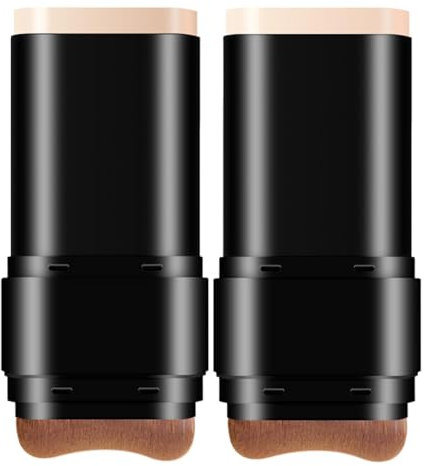 Base De Maquillaje En Barra De Cobertura Total, Base De Maquillaje 2 En 1, Corrector De Base De Maquillaje De Doble Cabezal, Corrector De Base De Maquillaje Instantáneo Multiusos