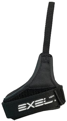 EXEL | Nordic Walking Handschlaufe Fusion2 (1 Paar) schwarz, Daumenloch Schlaufe (XL)