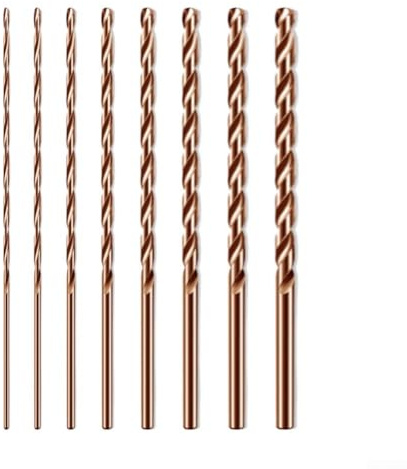 Extra Long Cobalt Steel Drill, 200mm Length, for Metal and Stainless Steel (3mm)