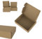 YRHome 20 Stück Verpackungskartons Faltschachteln Warensendung Kartons Aus Wellpappe,Einfache Faltbarkeit Stabile Struktur,Für Versand Umzug Aufbewahrung Geschenkverpackung-Braun-20 x 15 x 5 cm