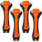 4 Pack Emergency Car Window Breaker Life Hammer with Seatbelt Cutter, Car Glass Breaker Seat Belt Cutter and Window Breaker 2-in-1 Car Safety Hammer for Bus Truck Van Car Escape Tools