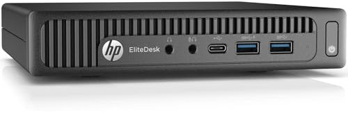 HP Mini PC Computer Desktop EliteDesk 800 G2, Procesador Core i5-6400T, Memoria RAM 8GB, Disco SSD 240GB, Win 11 Pro (Reacondicionado)