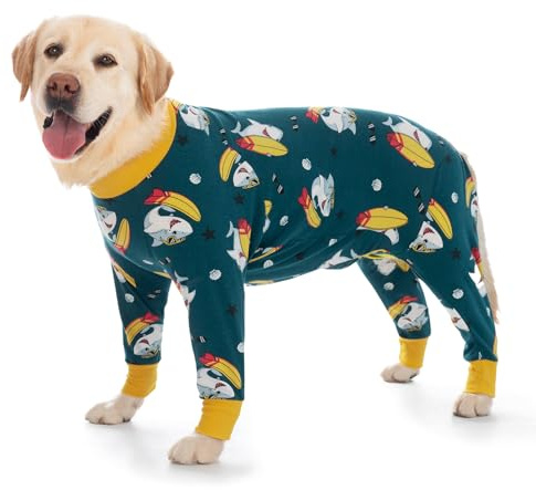 Axcimond Dog Recovery Suit for After Surgery Female/Male Post-Operative Dogs Onesie Post Spay Neuter Dog Bodysuit After Surgery Dogs Surgical Suit Abdominal Wounds Protector Cone E-Collar Alternative